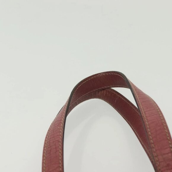 GUCCI GG Canvas Sherry Line Tote Bag Beige Gold Auth 140181 - Picture 9 of 16